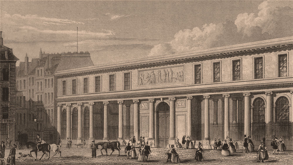PARIS. Ecole de Medecine. BICKNELL 1845 old antique vintage print picture